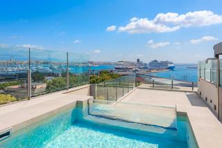 Penthouse in Porto Pi. Ático de lujo con vistas al mar en venta en palma, suroeste de m