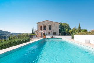 Xalet a Puigpunyent. Elegante villa con espectaculares vistas en venta en galilea, ma