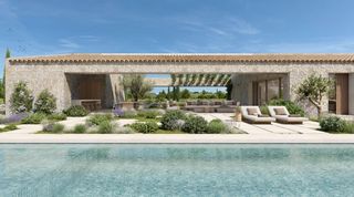 Finca rústica en Ciutat d´Alcúdia. Parcela con proyecto de villa y licencia lista para construir en