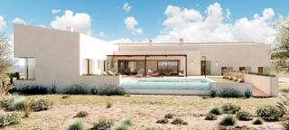 Masia a Campos. Parcela con proyecto de villa y vistas panorámicas en venta en c