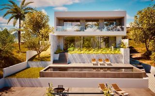 Landgut in Portals Nous. Parcela con proyecto de villa de lujo en venta en portals nous,