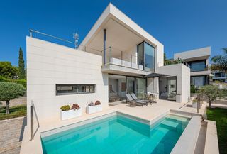 Chalet à Bacarés-Manresa-Bonaire. Moderna villa con vistas al mar en venta en bonaire, alcudia, no