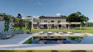 Masia a Llucmajor Interior. Finca con piscina y jardines en venta en llucmajor, sur de mallo