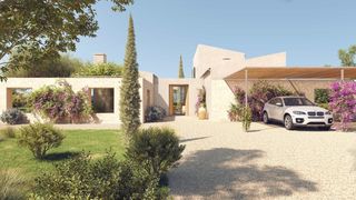 Fondo rustico in Pollença Poble. Parcela con vistas al mar y licencia de construcción en venta ce
