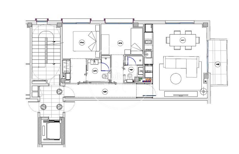 Foto 1960e3df-f1d5-47de-b419-67b1968ca01f. Rent flat with heating pool in Poblenou Barcelona