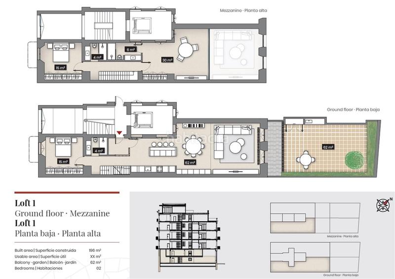 Foto 63802ebb-75a4-41ff-baba-3536e8c06dfb. Zweistöckige wohnung 195m<sup>2</sup> in Dreta de l´Eixample Barcelona
