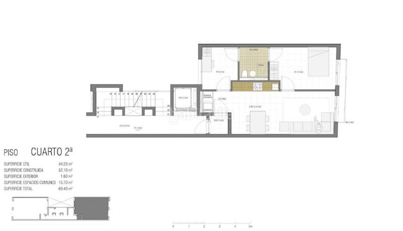 Foto 9a814e86-e668-45e4-b530-e7f84cc0e2a8. Piso 53m<sup>2</sup> en Poblenou Barcelona