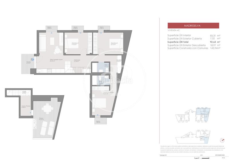Foto a124450c-e5b8-4be2-aa73-b24029633416. Zweistöckige wohnung 145m<sup>2</sup> mit heizung parking in Zona Concordia Burjassot