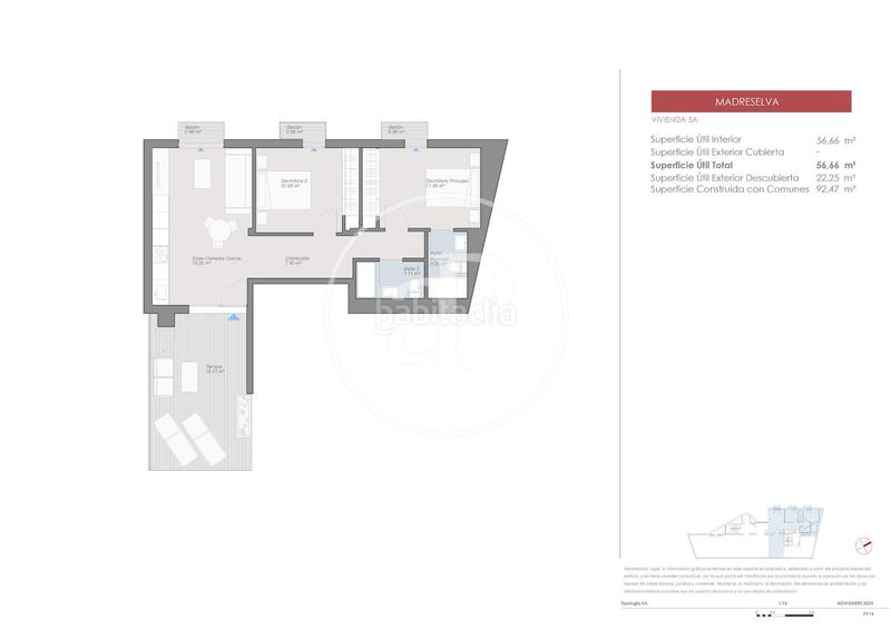 Foto b640aa20-8f58-4405-bbbc-70a3f55fe83e. Penthouse 92m<sup>2</sup> with heating parking in Zona Concordia Burjassot