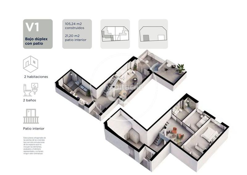 Foto c782d001-c6c3-4cf9-94e3-bb4749ff547b. Dúplex 105m<sup>2</sup> en travessera de Collblanc 23 en Collblanc Hospitalet de Llobregat (L´)