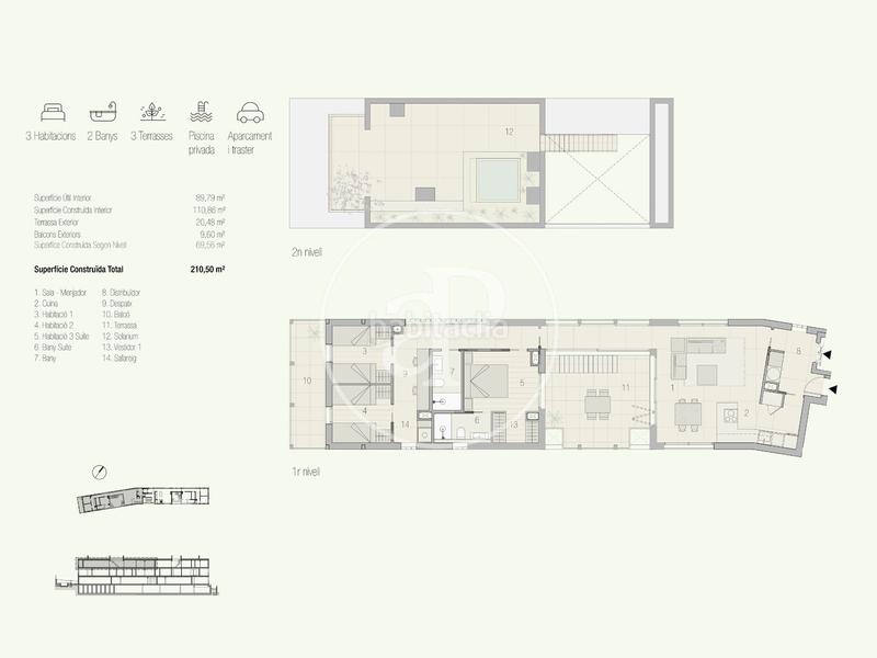 Foto 435b4193-10d5-4e07-9cd5-68476c9bca72. Appartement 110m<sup>2</sup> dans carrer d'estapé 44 dans Sant Domènec Sant Cugat del Vallès