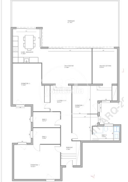 Foto 48d7544f-28ff-42a6-9ea0-6e224adbe5e0. Location attique avec chauffage dans Dreta de l´Eixample Barcelona