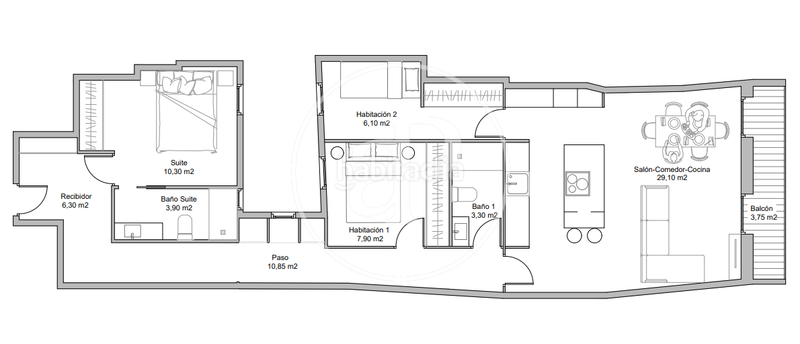 Foto 602c824e-1319-49b0-abac-4f92ac6ba667. Pis amb calefacció a Raval Barcelona