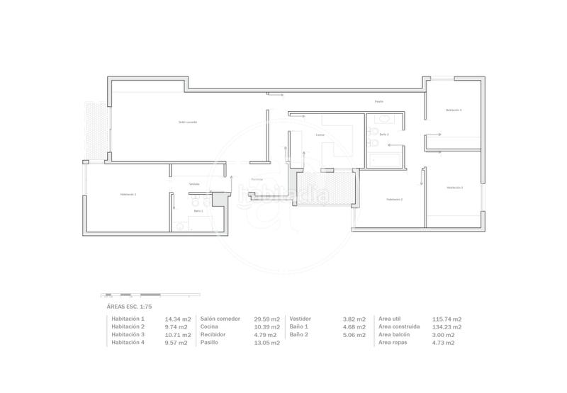 Foto 55b2b524-2b7d-4970-ad5c-bbb6e7a61e32. Flat with heating parking in Centre Sabadell