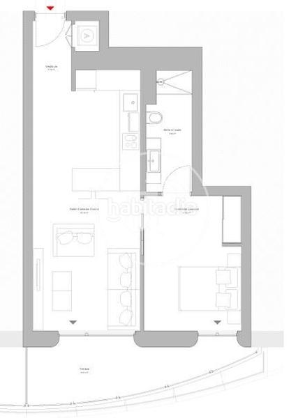 Foto 61432a34-decd-42c1-95a6-8ccabc31bfed. Appartement avec chauffage parking piscine dans Sant Pau Valencia
