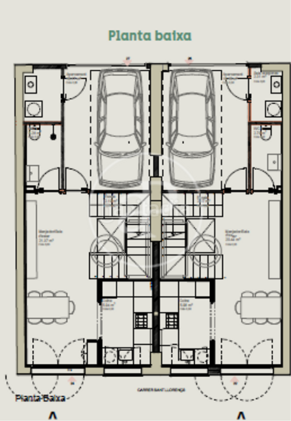 Foto 70f8e37f-6aef-41ab-969b-fceceeb14a96. Casa adossada amb calefacció aparcament a Centre Badalona