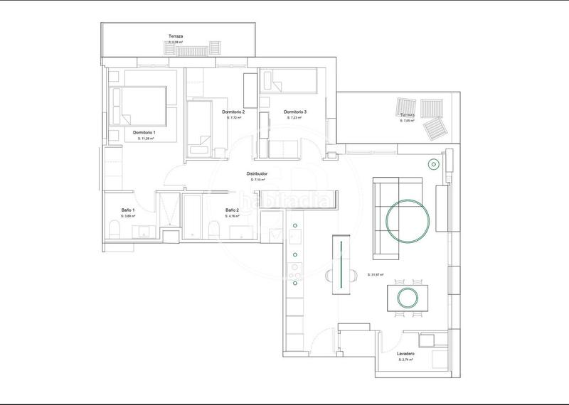 Foto db897849-5301-4d9b-bafa-6fd44386b180. Miete etagenwohnung mit heizung parking pool in Eixample Mataró