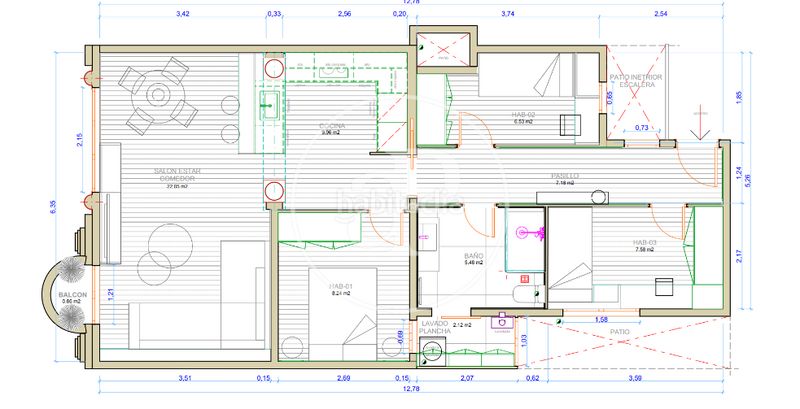 Foto e3a342a9-e243-42c2-b2cc-55f85c4e9d26. Pis amb calefacció a Barri de les Corts Barcelona