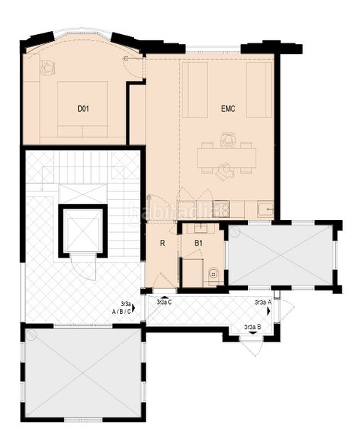 Foto 77e80d3a-7352-4a24-96dc-ff429ba68969. Flat 58m<sup>2</sup> in carrer comtal 32 in Gòtic Barcelona