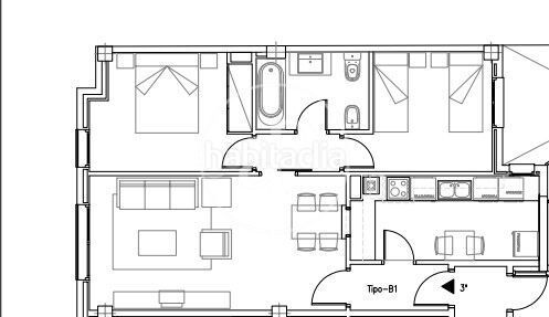 Foto 815d564f-2b3f-41e1-9965-29c35ceadf42. Etagenwohnung mit heizung parking in Sagrada Família Barcelona