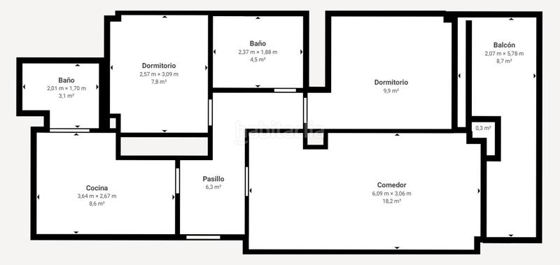 Foto d605a785-136c-49ff-a1df-900447e261db. Piso  en venta en calle conrado del campo en El Pinillo Torremolinos
