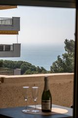 Apartamento en Carrer del vendrell 11. Apartamento con vistas al mar y piscina