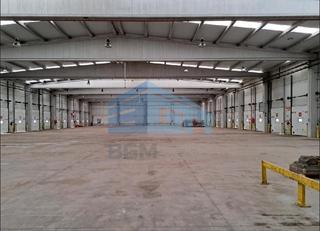 Nau industrial a Curtis. Nave logistica con muelles de carga en teixeiro