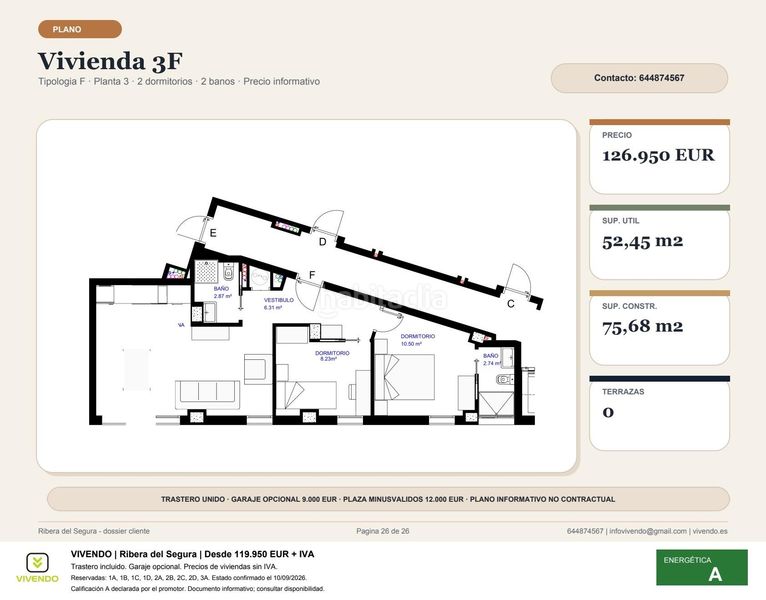 Foto 3d7cf5c5-1e09-4fa0-916c-19d5005bdbaf. Piso vivienda a estrenar ribera 3f con trastero en Alcantarilla