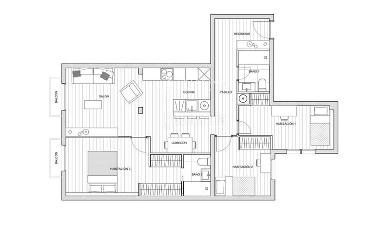 Foto 9a7cf895-c5b3-42f7-9df1-00cdbfdf0b64. Etagenwohnung mit heizung in Pacífico Madrid