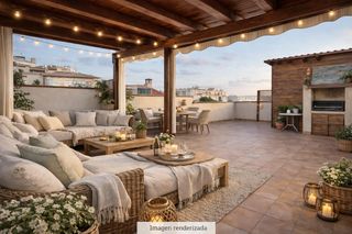 Ático en Sierra de Estepona - Avda. de Andalucía. Ático con solárium y vistas despejadas a estepona  ahora a mejor