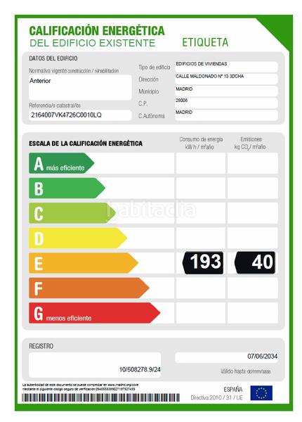 Foto 8c65e713-f75e-470c-bec5-7f6950857f08. Pis a calle de maldonado 13 a Castellana Madrid