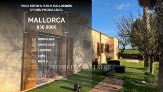 Chalet  Felanitx. Finca rústica con estilo mallorquín y opción de piscina legal