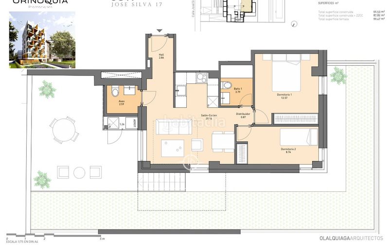 Foto 50369eec-4e7e-45f8-95de-cbdbb8b781d0. Apartament amb calefacció aparcament piscina a San Juan Bautista Madrid