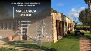 Chalet  Felanitx. Finca rústica con estilo mallorquín y opción de piscina legal