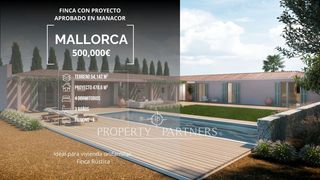 Terreno residenziale  Manacor. Maravillosa finca con licencia aprobada en manacor