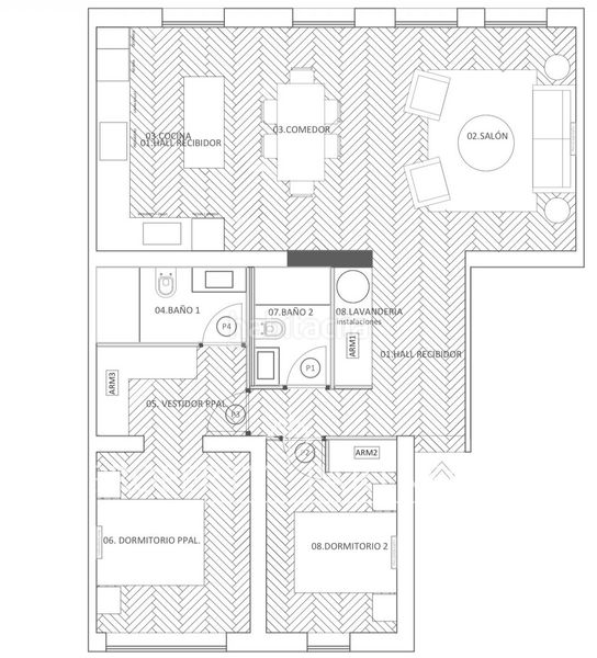 Foto 90bf69f2-0a2c-4811-ac9d-d646d4028a41. Apartament amb calefacció a Goya Madrid