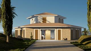 Chalet à S´Aranjassa. Villa en son oliver con vistas panorámicas de 5 dormitorios, pis