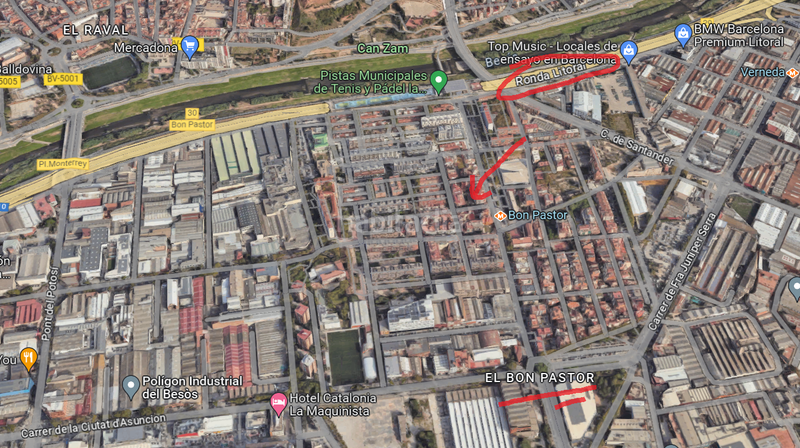 Foto b14aaa30-b6c5-44fc-a167-f56cf316564d. Fabrikhalle in Bon Pastor Barcelona