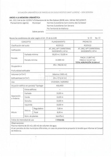 Foto 4f4965f8-1c6a-4d6e-b1ac-65e59f03926d. Terreno residencial en Son Servera poble Son Servera