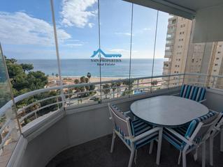Apartament a Playa Poniente. Amplio apartamento en venta en benidorm con vistas al mar, a 50
