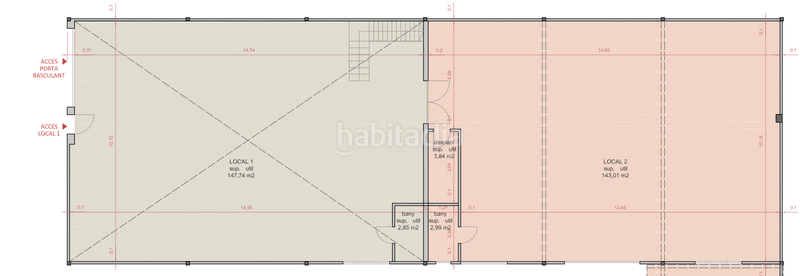 Foto a1f7685b-19bb-499b-879f-62f658db2154. Location bâtiment à usage industriel dans carrer de la ginesta 2 dans Viladrau
