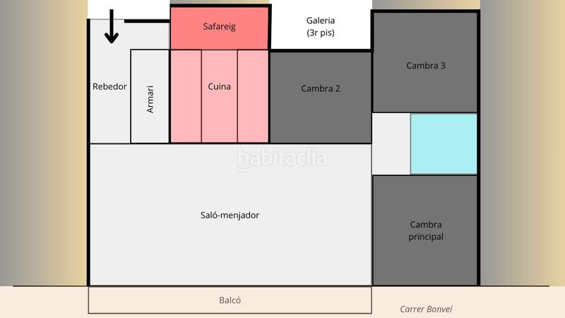 Foto e7c2b09b-1f1d-4d31-988a-aeb280eb6fc3. Rent flat with heating in La Gavarra Cornellà de Llobregat