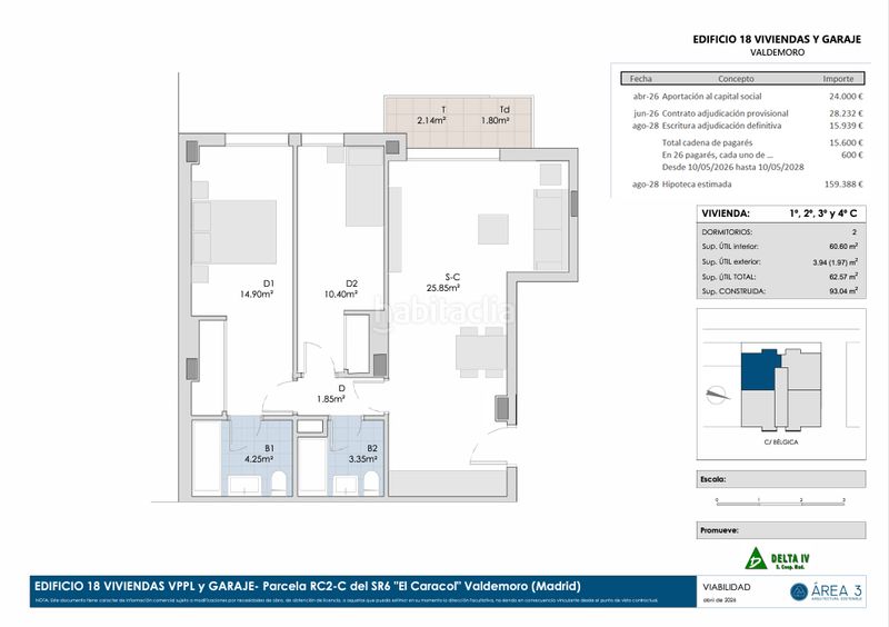 Foto 9294ea75-4401-4701-b719-9920ec7613c3. Pis a calle bélgica 14 a Altos del Olivar-El Caracol Valdemoro