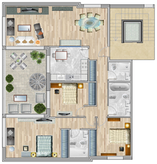 Dúplex a Brunete. Condominio brunete