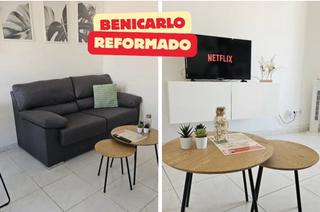 Apartament a Pueblo. Piso reformado de 2 dormitorios con aire acondicionado  benicarl