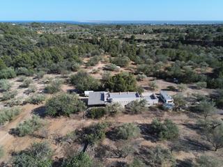 Masia a Perelló (El). Finca rústica de 15.000 m2 con casa de uso residencial, vistas m