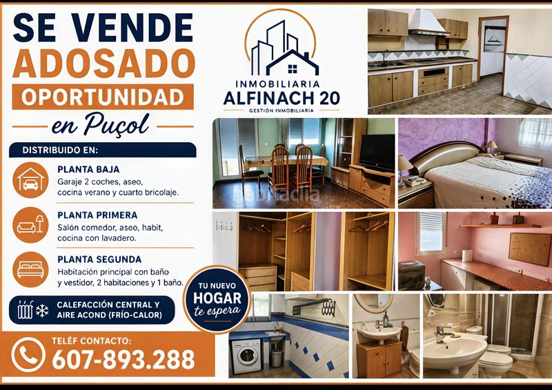 Foto caff79ff-bd75-4aaa-8516-51dabb1784a1. Casa adossada amb calefacció aparcament a Zona Alta Puçol