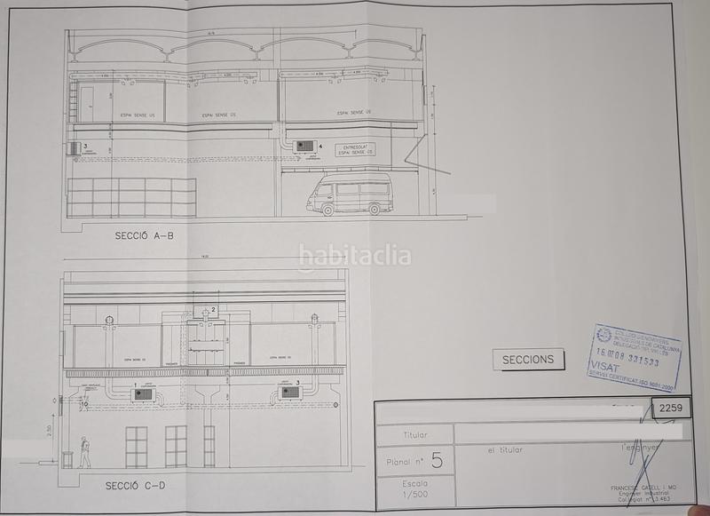Foto d02acff9-d7d4-482a-af4f-b34abad5c77b. Fabrikhalle mit heizung in Gràcia Sabadell