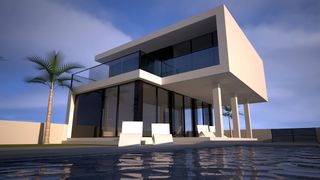 House en Romana (la). Esta elegante villa independiente de estilo contempor�neo ofrece