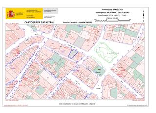 Terreny residencial  Carrer raval de la font 10. Solar para edificio plurifamiliar en el centro de vilafranca del